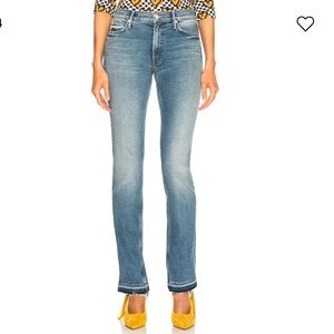 Mother Denim Rascal Slit Undone Hem